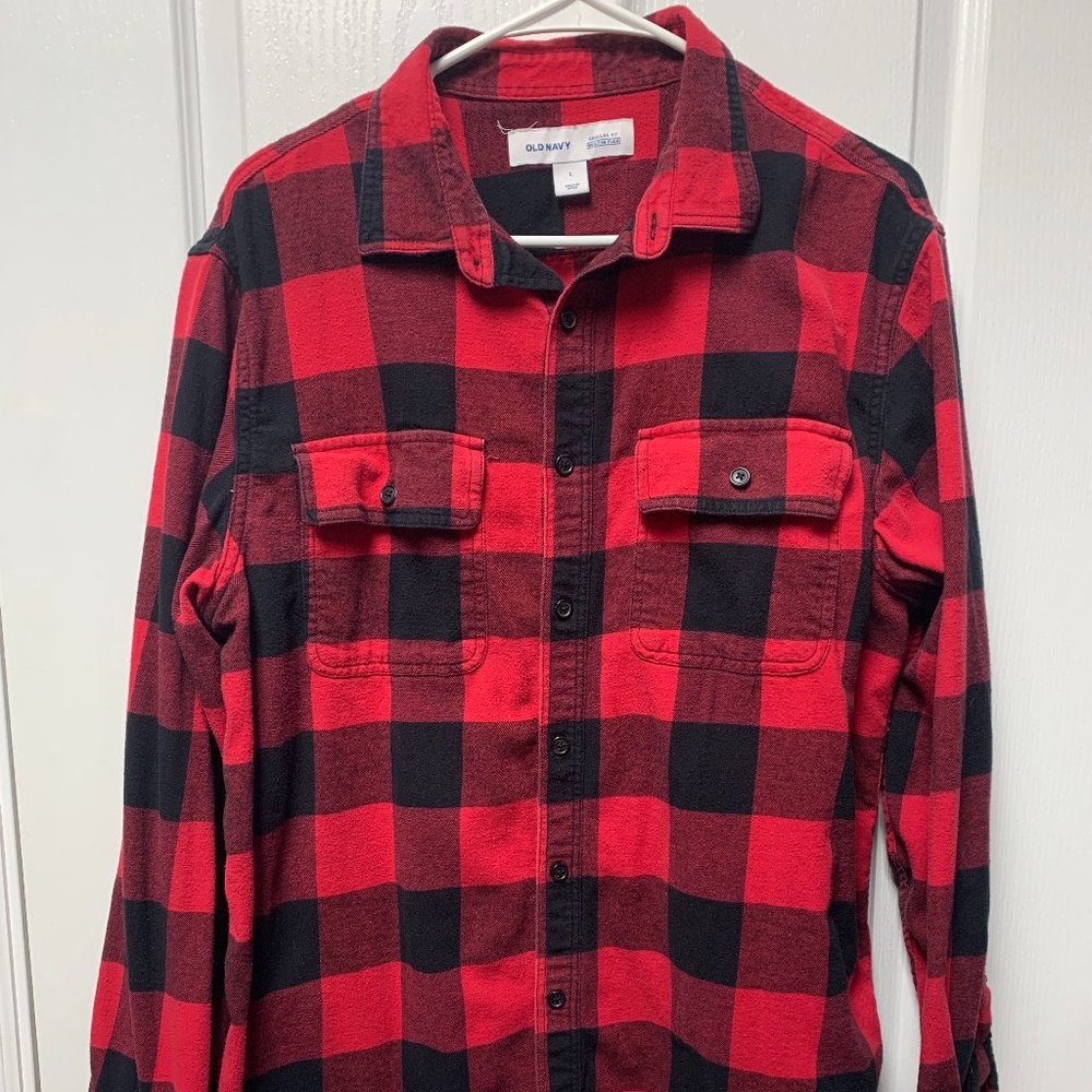 Red and Black buffalo plaid shirt